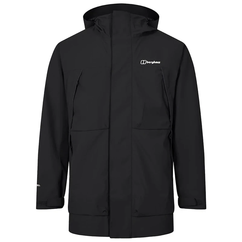 Berghaus Men's Wansbeck Parka, Jet Black, XS