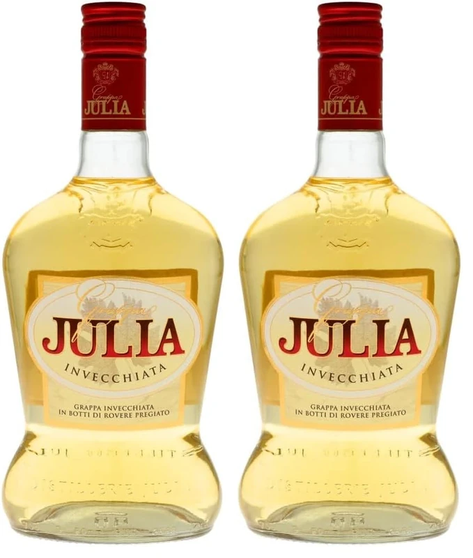Grappa Julia Invecchiata Liqueur, 70 cl (Pack of 2)
