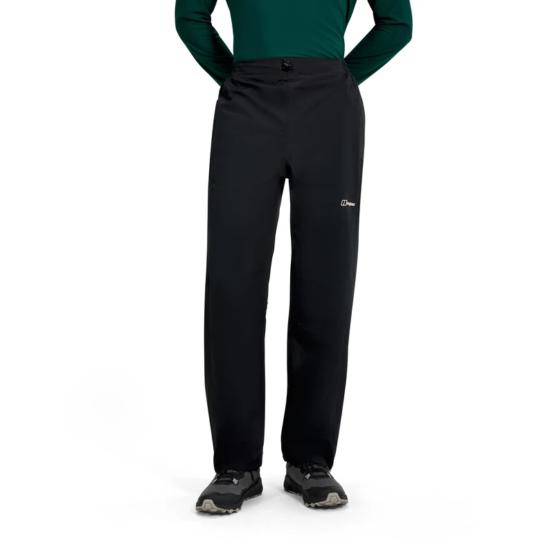 Berghaus Men's Hillwalker 2.0 Walking Trousers | Waterproof Hiking Pants | Breathable Not assigned, Black/Black, XXXL Short (29")