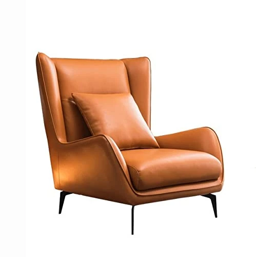 Leather Recliner Single Sofa Armchair Chair for Bedroom Home Office - Family Lounge Furniture