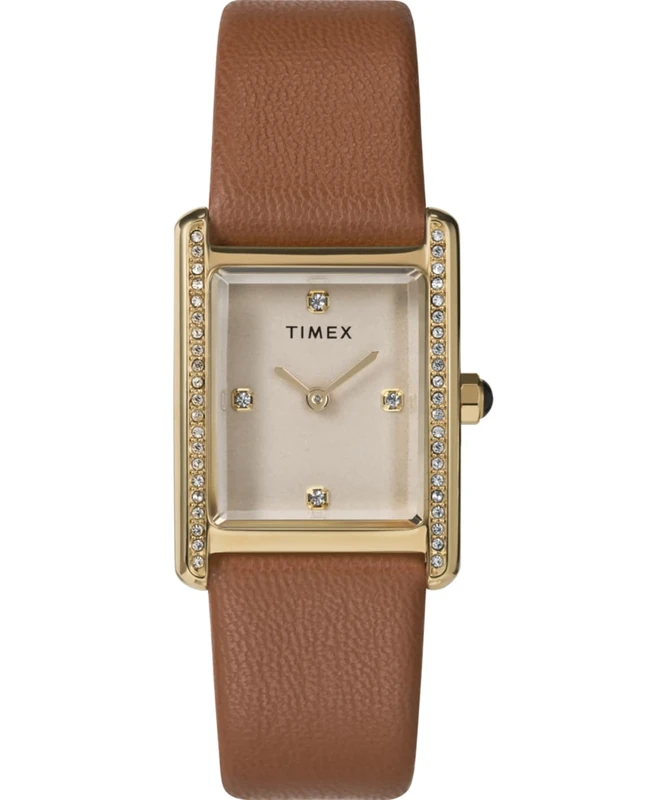 Timex Women's Analogue Quartz Hailey with Stone-Set Bezel