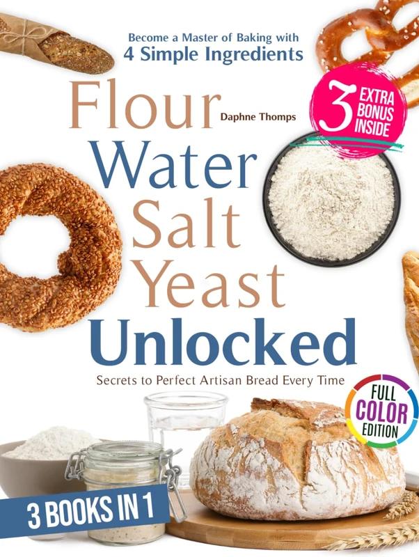 FLOUR WATER SALT YEAST UNLOCKED: SECRETES TO PERFECT ARTISAN BREAD EVERY TIME , Become a Master of Baking with 4 Simple Ingredients