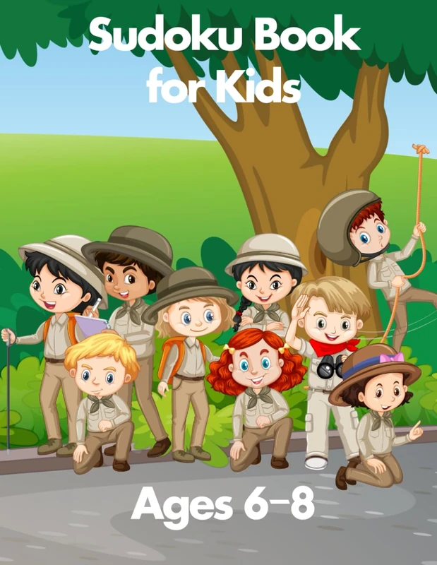Sudoku Book for Kids Ages 6-8