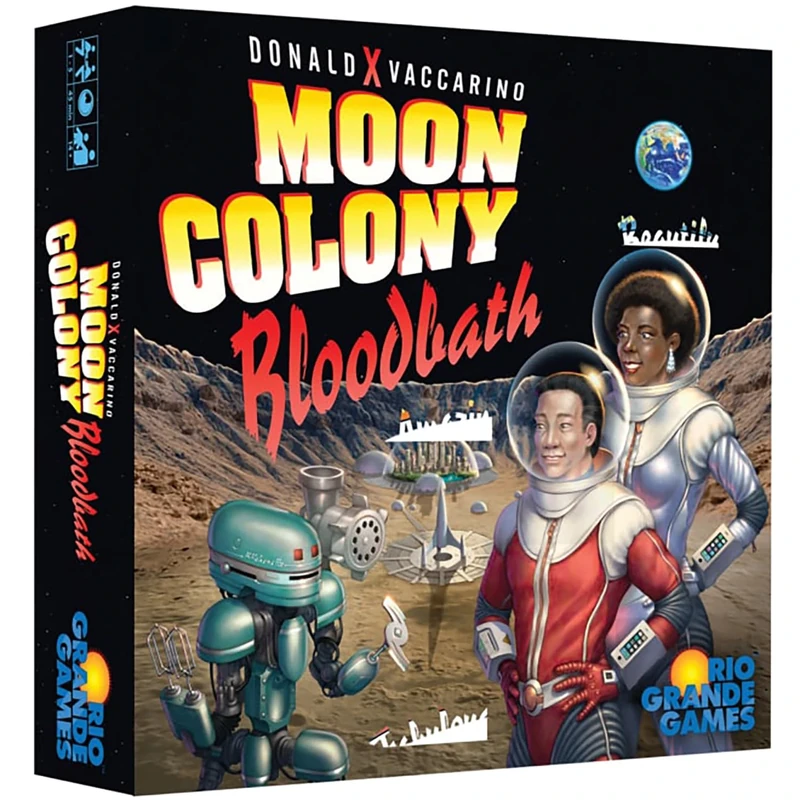 Rio Grande Games | Moon Colony Bloodbath | Board Game | Ages 14+ | 1-5 Players | 45-90 Minutes Playing Time
