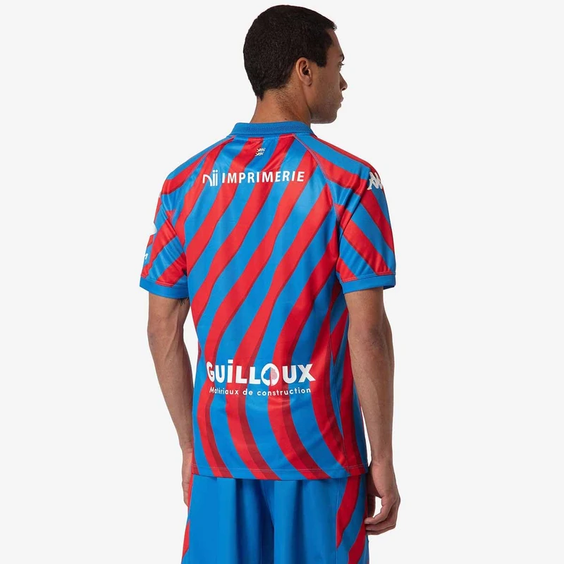 Kappa Kombat Home SM Caen ACT Jersey Caen | Man | Size 3XL | Blue/RED - Image 1