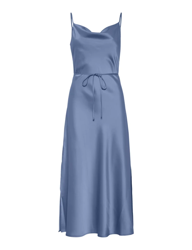 YAS S. Noos Women's Yasthea Strap Long Dress, Ashleigh Blue, 18