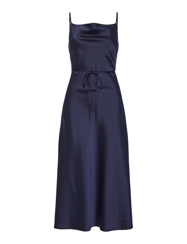 YAS S. Noos Women's Yasthea Strap Long Dress, Evening Blue, 8 - Image 1