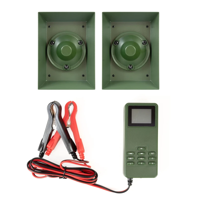 PNI Unisex Adult PNI-CP480 Hunting Calls CP480 with 2 Speakers, 12V Power Supply, Green, 130 x 60 x 95 mm