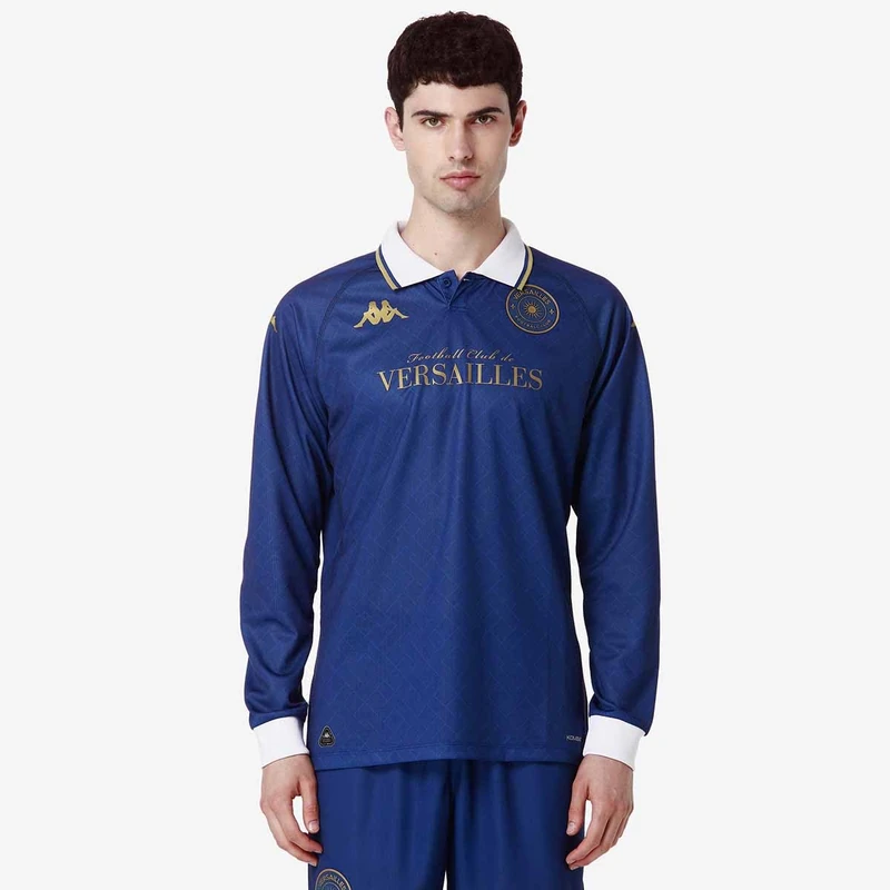 Kappa Kombat Home Versailles LS ACT Jersey Versailles | Man | Size 2XL | Blue/White/Gold