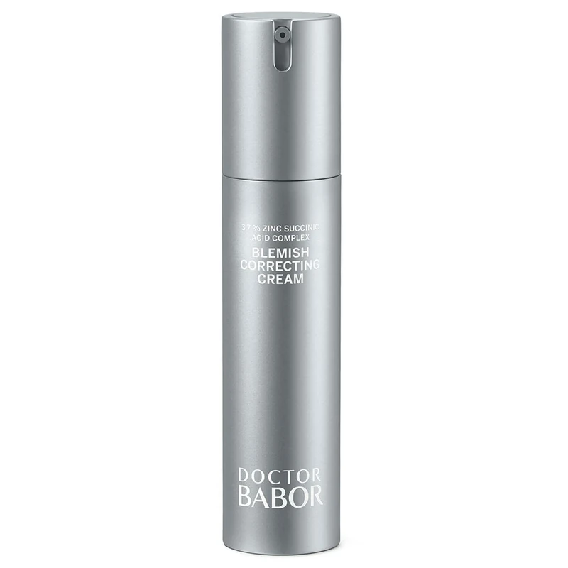 Doctor BABOR Blemish Correcting Cream, Light Cream for Blemished Skin, with Zinc Succinic Acid Complex and Panthenol, Anti-Spot Paint, Calming and Sebum Regulating, Vegan Formula, 50 ml