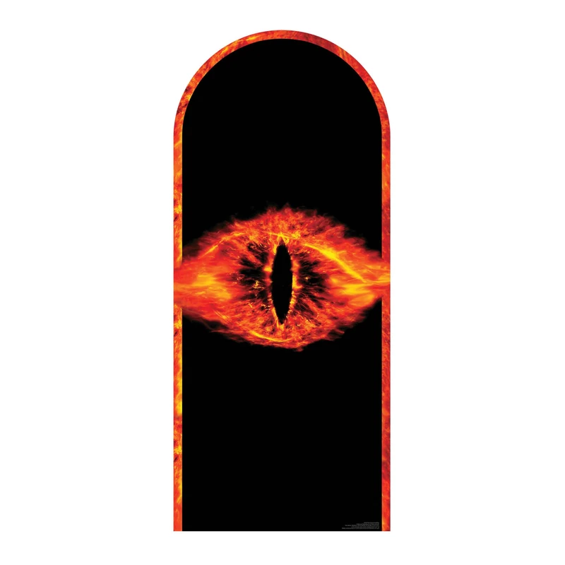 Star Cutouts SC4555 Lord of The Rings Eye of Sauron Backdrop Single Cardboard Cut Out Height 185cm