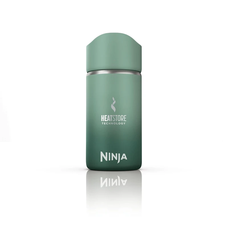 Ninja 300 ml Sip Perfect Hot Drinks Travel Flask, Made BPA-Free, Dishwasher Safe, Insulated Bottle, Green, DW1203EUUKGN
