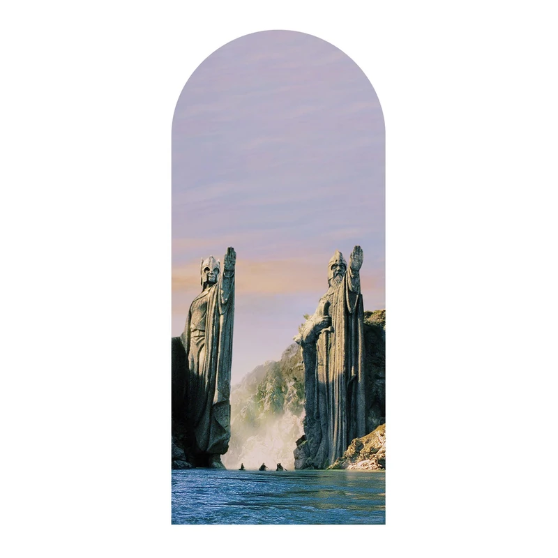 Star Cutouts SC4553 Lord of The Rings Argonath Backdrop Single Cardboard Cut Out Height 185cm