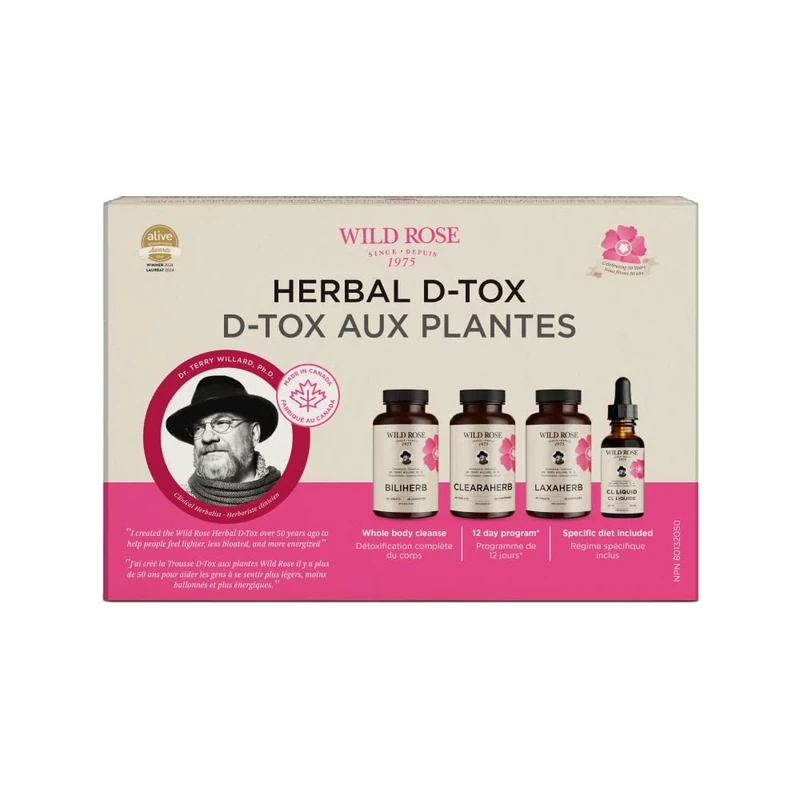 Wild Rose Herbal D-Tox Kit
