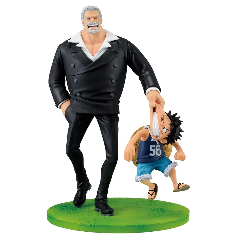 ICHIBANSHO FIGURE - One Piece - Monkey D. Luffy & Monkey D. GARP (Road to Down), Bandai Spirits Revible Moment Collectible Statue