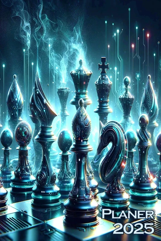 Taschenkalender 2025 Minimalistisch Schach: Terminplaner Mit Gewohnheitstracker, Reflexionsfeldern, Budget... Taschenkalender A5 1 Woche 2 Seiten. ... Handlicher Terminkalender Wochenkalender Game