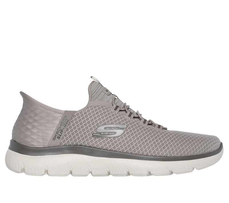 Skechers Men's Summits High Range Trainers, Taupe, 8 UK Wide