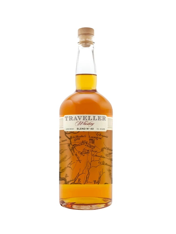 Traveller Whisky, 70cl, 45% Vol, Buffalo Trace Distillery Collaboration with Grammy-Award Winner Chris Stapleton, Blended Whiskey with Complex Aroma, Whisky Gift Idea
