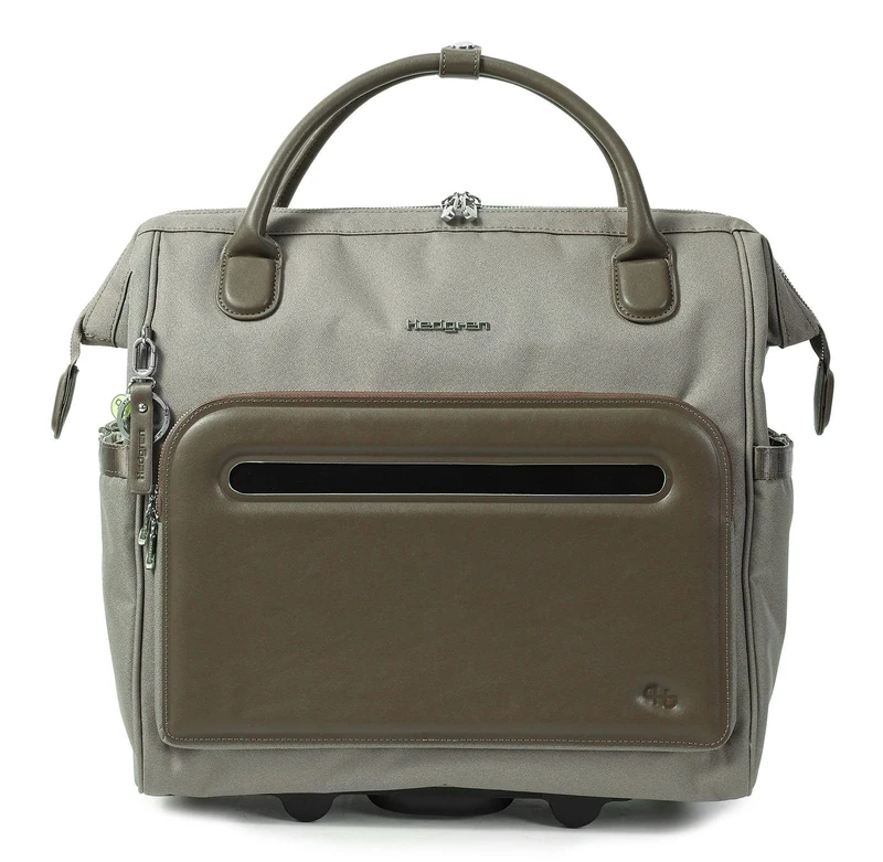 Hedgren Venti Rolling Tote 15.6 Inch RFID Vintage Taupe