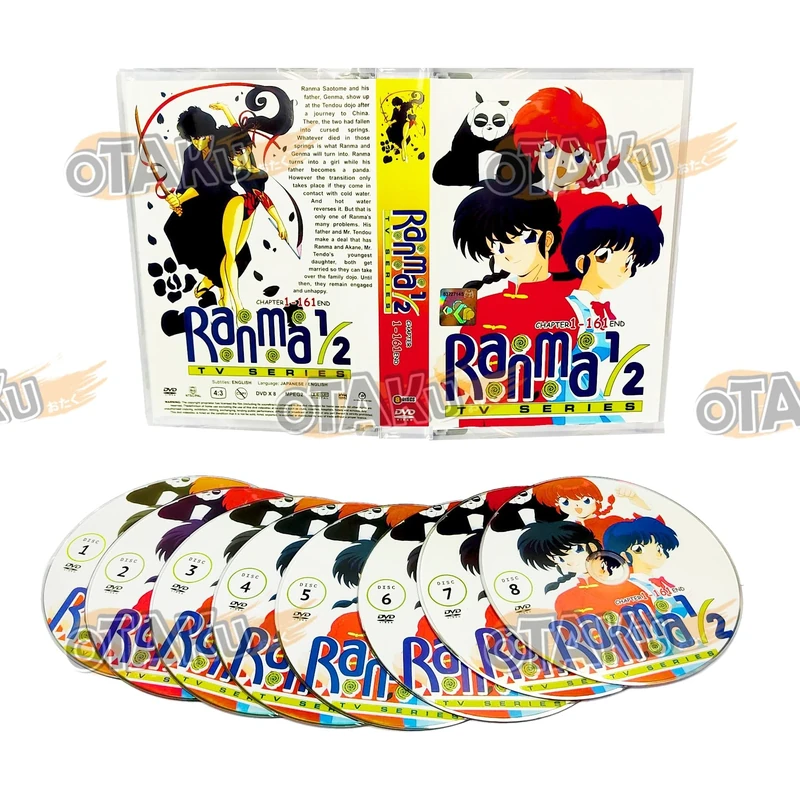 RANMA 1/2 - COMPLETE ANIME TV SERIES DVD BOX SET ( ENGLISH DUBBED WITH ENGLISH SUBS ) SHIP FROM UK