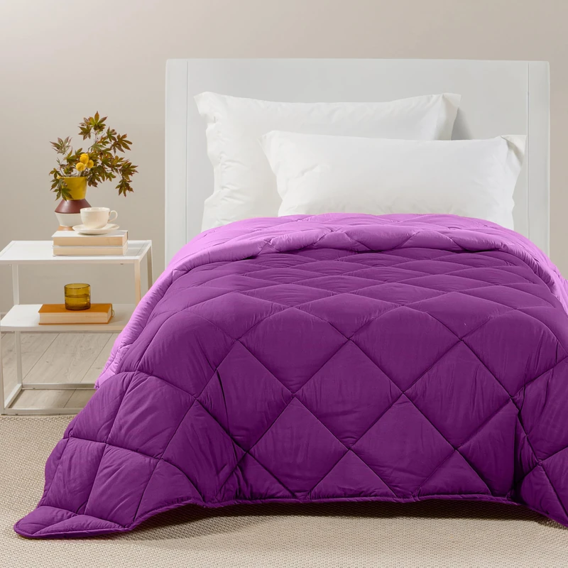 Caleffi - Double Duvet 220 x 265 cm, Microfibre, Soft Cuddly Duvet, Winter Quilt Padded, Washable Resistant, Hypoallergenic Quilted Blanket, Made in Italy