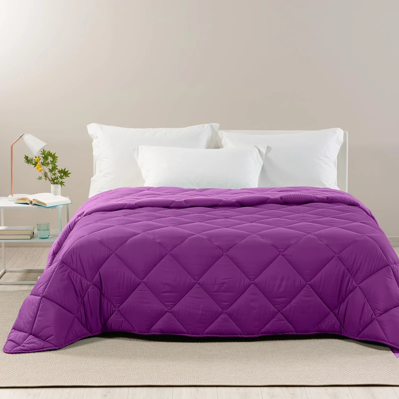 Caleffi - Double Winter Quilt 260 x 265 cm in Microfibre, Soft Winter Double Duvet, Washable Resistant Padded Duvet, Hypoallergenic Quilted Blanket, Made in Italy