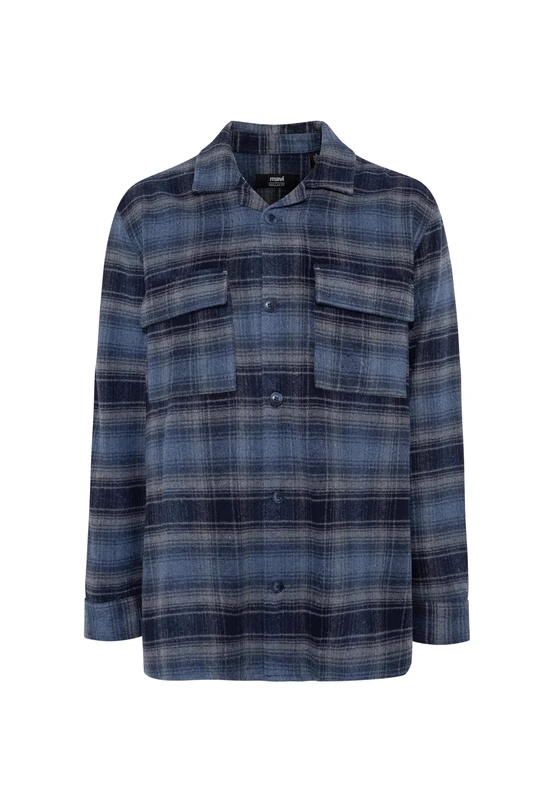 Mavi Men Shirt, Insignia Blue Check, S