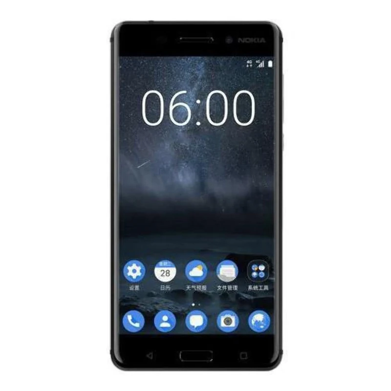 Nokia 6 Smartphone Size 5.5 Inch/13.97 cm Full HD Screen, 32 GB Android Nougat Black (Renewed)