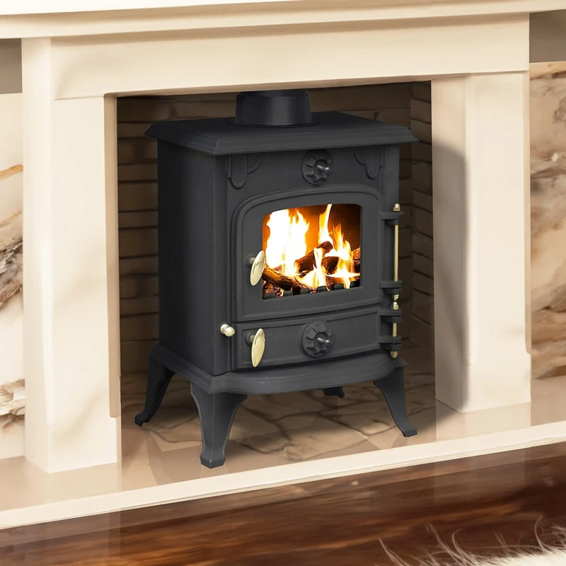 Royal Fire 5kW Cast Iron Wood and Charcoal Burning Stove