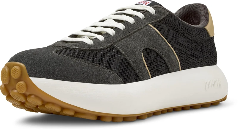 Camper Women's Pelotas Athens K201826 Trainers, Black 008, 7 UK