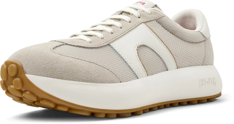 Camper Men's Pelotas Athens K101060 Trainers, Pastel Grey 007, 8 UK