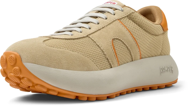 Camper Women's Pelotas Athens K201826 Trainers, Medium Beige 006, 6 UK