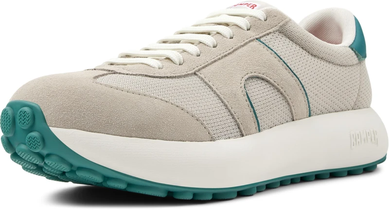 Camper Men's Pelotas Athens K101060 Trainers, Pastel Grey 005, 10 UK