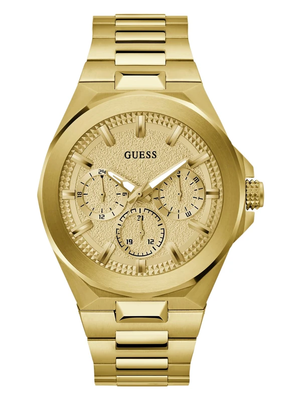 GUESS Men's Multi Dial Quartz Watch with Stainless Steel Strap GW0798G2