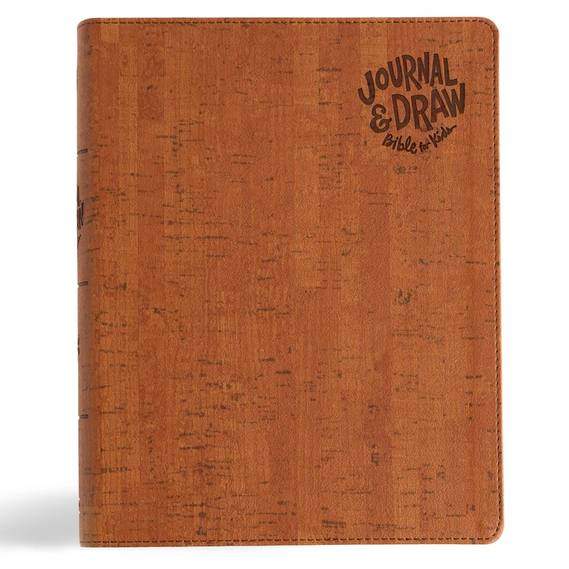 CSB Journal and Draw Bible for Kids, Brown Cork: Christian Standard Bible, Brown Cork Leathertouch