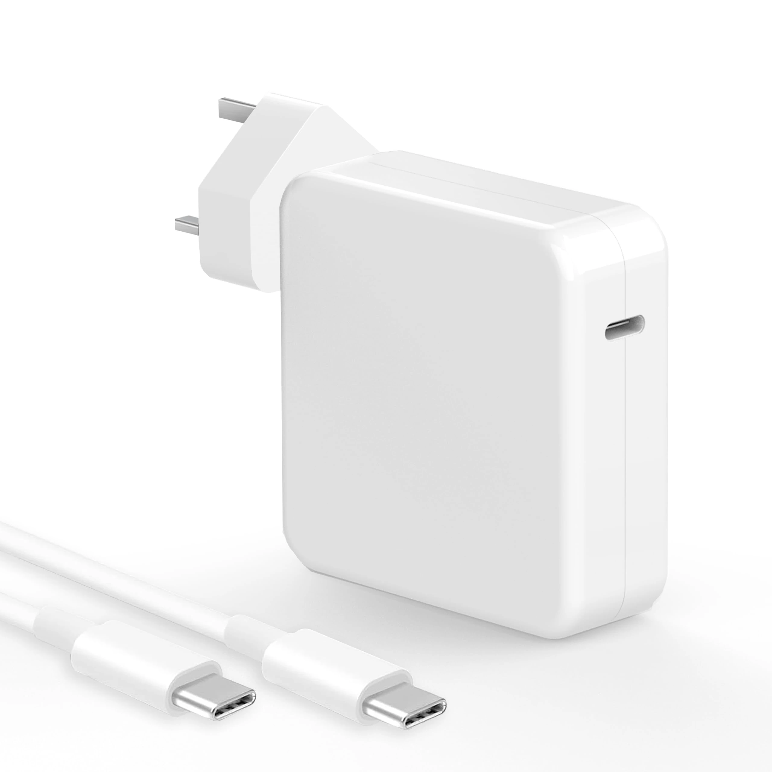 FUDCOCWN 100W USB C Super Fast Charger Compatible with Mac Book Pro 16, 15, 14, 13 Inch, Compatible with Mac Book Air 15, 13 Inch, Compatible with iPad Pro 12.9, 11inches and all USB C devices