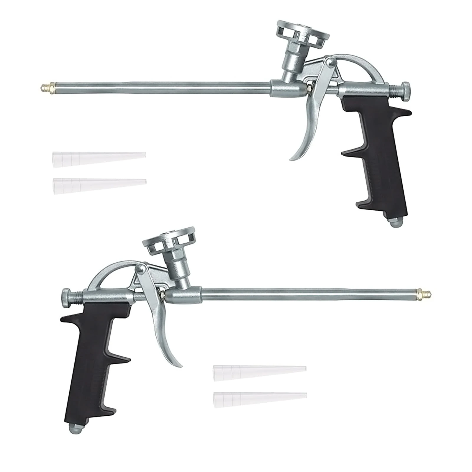 2X PU Spray Foam Gun, sealant Foam Gun, Spray Foam Distribution Gun, Spray Thermal Insulation Expansion Foam Gun, Used to Fill The Gaps of Sealed Windows