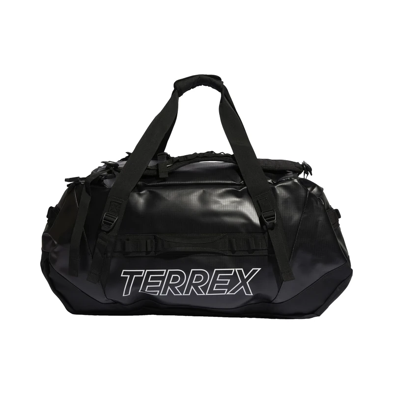 adidas Unisex Terrex RAIN.RDY Expedition Duffel Bag L - 100L, Black/White, One Size
