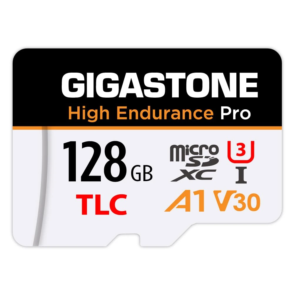 [5-Yrs Free Data Recovery] GIGASTONE 128GB Micro SD Card, High Endurance Pro Series Speed Up to 100MB/s, Compatible with REDTIGER ROVE VIOFO VANTRUE PRUVEEO ARIFAYZ Dash Cam, MicroSDXC UHS-I A1 V30 U3