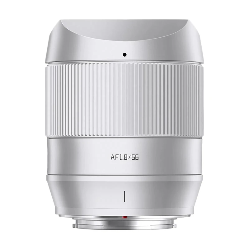 TTArtisan 56mm F1.8 Metal Bodied Auto Focus AF Lens Compatible with FujiFilm X Mount - Silver
