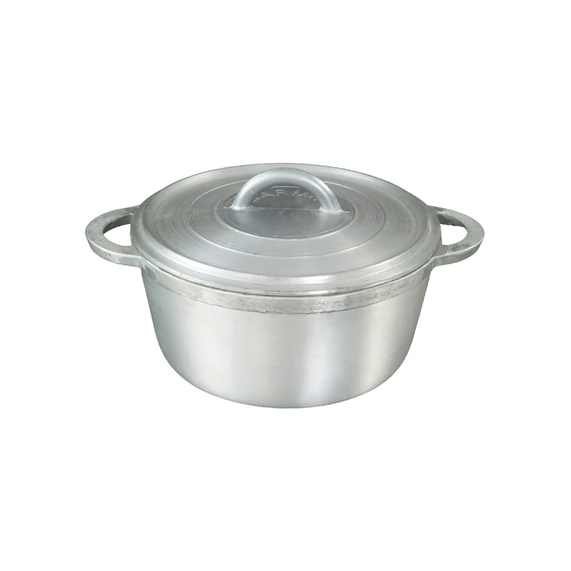 Buckingham Cast Aluminium Casserole with Lid Stick Dutch Oven Pot, Oven Safe up to 500° F Sturdy Ovenproof Stockpot Cookware (20 cm)