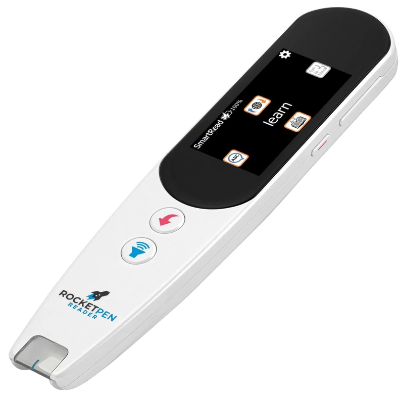 SmartPens 4U RocketPen Reader - Printed/digital text to speech, touchscreen control, earphone support