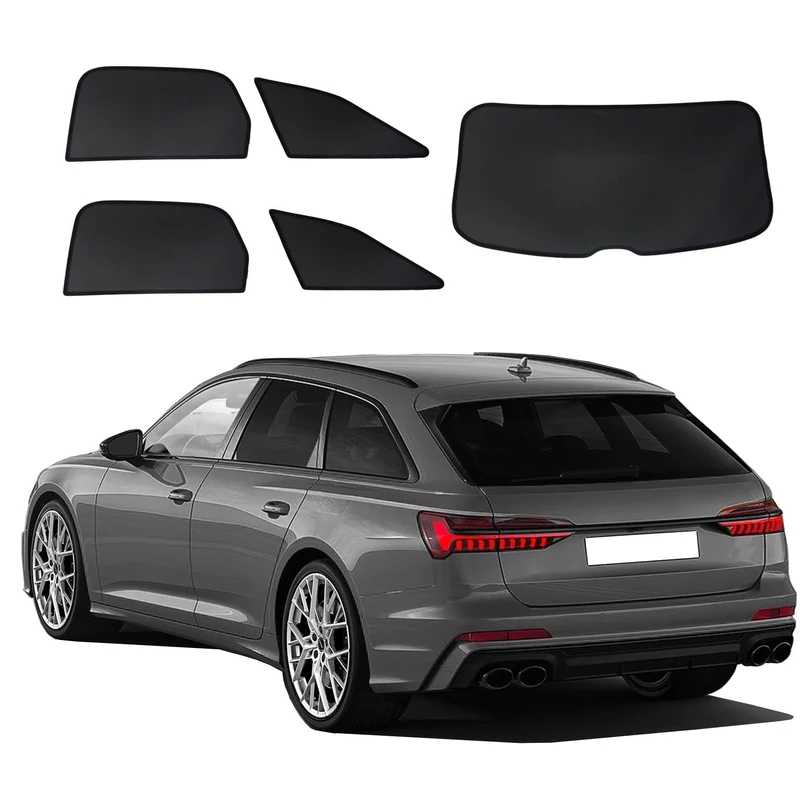 SunClip Privacy & Sun protection compatible with Audi A6 (C8) Avant 2018-2025