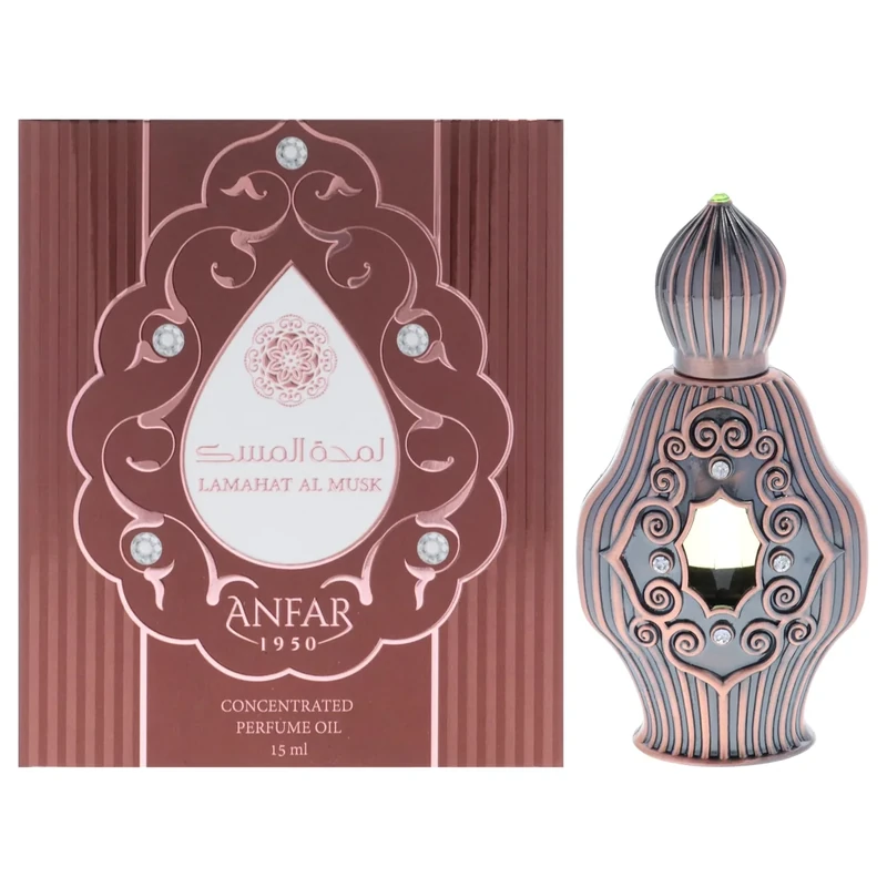Lamahat Al Musk by Anfar for Women - 0.5 oz Concentrated Perfume Oil