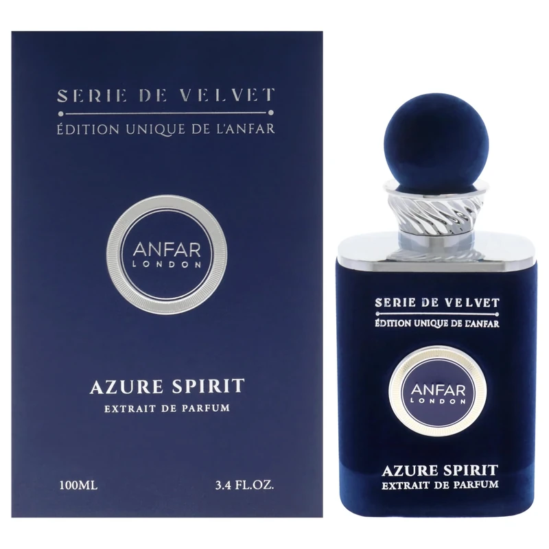Serie De Velvet Edition - Azure Spirit by Anfar for Men - 3.4 oz Extrait De Parfum Spray