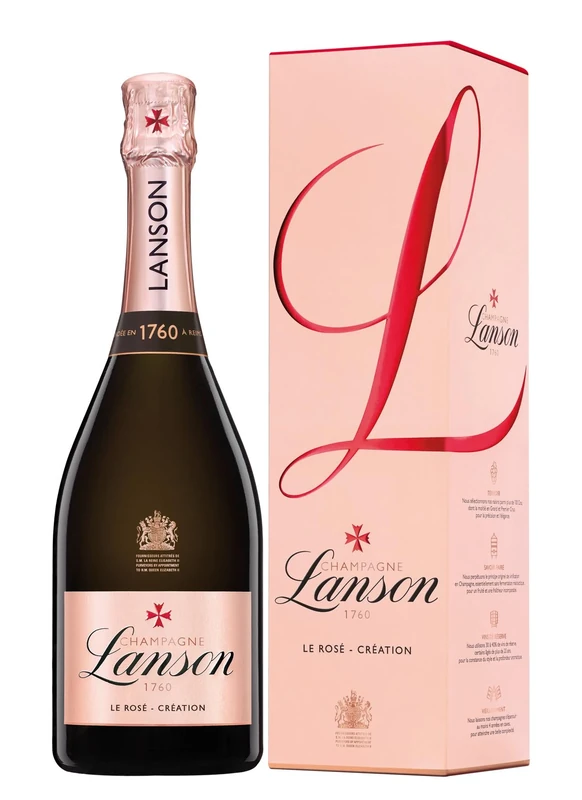 Lanson Le Rose Creation Champagne Giftbox