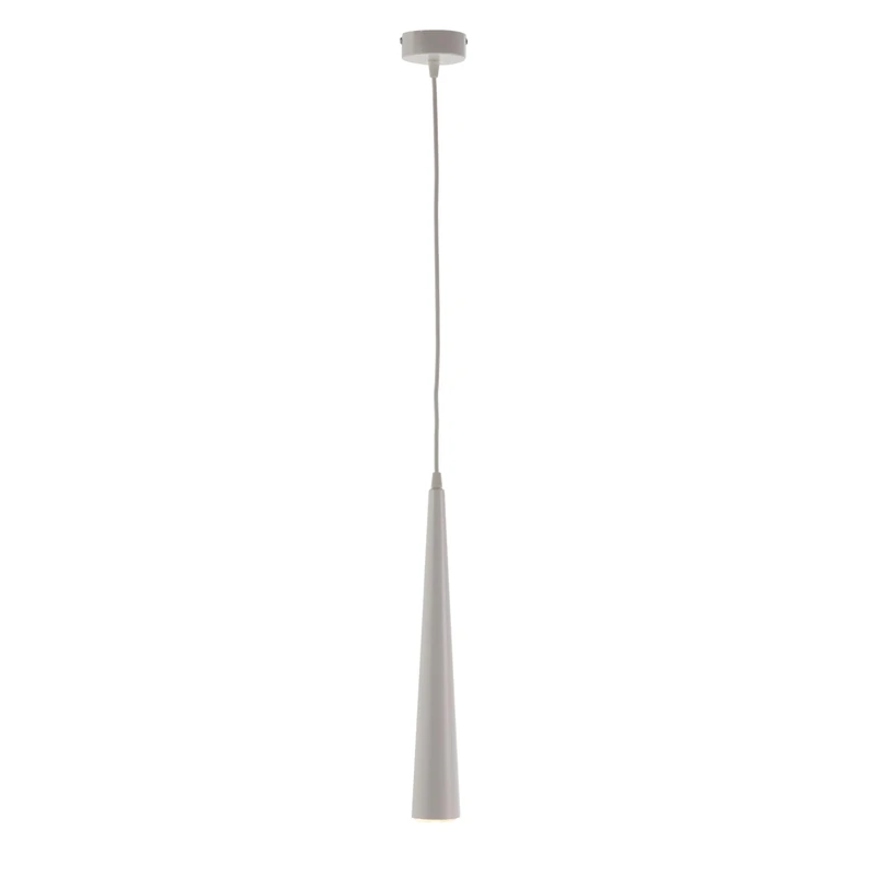 AlexandreHouse Techo Lamp 4.5 x 4.5 x 40/200 Madera White with Bottle