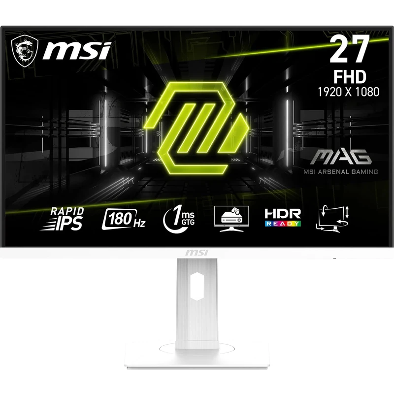 MSI MAG 274PFWDE Gaming Monitor - 180Hz, 1ms, Weiß