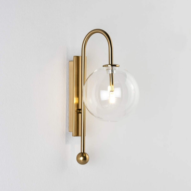 AlexandreHouse Aplique 15 x 21 x 37 Cristal/Metal Dorado - Image 1
