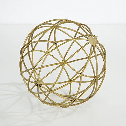 AlexandreHouse Bola 20X20X20 Metal Dorado